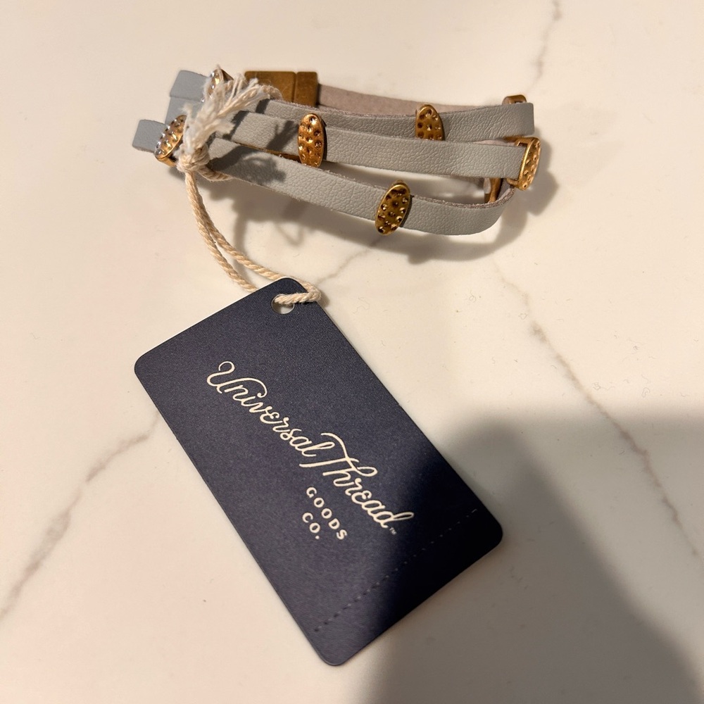 NWT Leather Wrap Bracelet